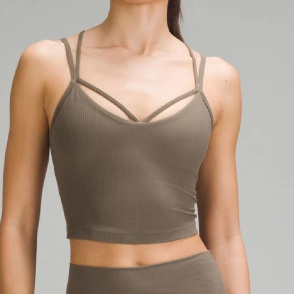lululemon Align™ Strappy Ribbed Tank Top (Size 6) Nomad color